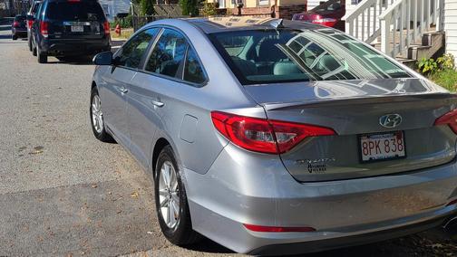 Gray 2017 Hyundai SONATA Base