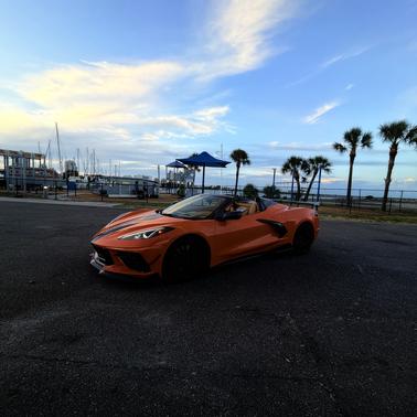 Orange 2023 Chevrolet Corvette Stingray w/3LT