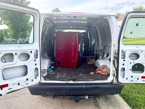 White 2013 Ford E150 Cargo