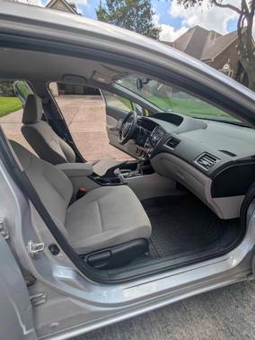 Silver 2013 Honda Civic LX