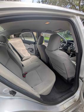 Silver 2013 Honda Civic LX