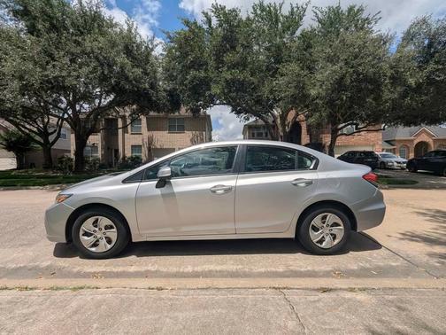 Silver 2013 Honda Civic LX