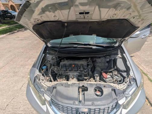 Silver 2013 Honda Civic LX
