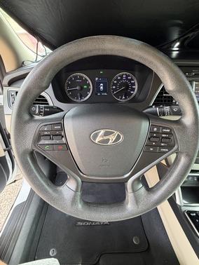 White 2015 Hyundai SONATA Sport
