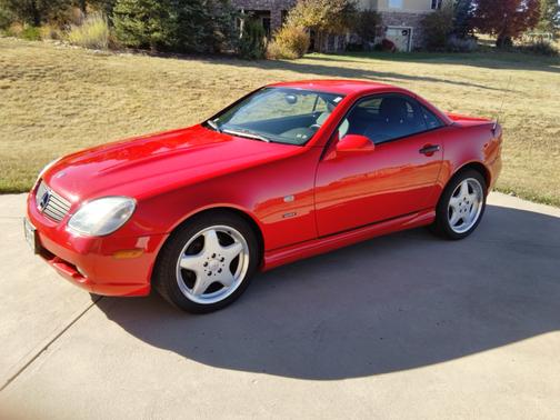 Red 1999 Mercedes-Benz SLK-Class SLK230 Kompressor