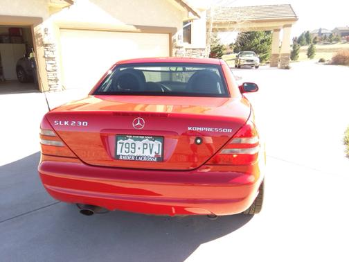 Red 1999 Mercedes-Benz SLK-Class SLK230 Kompressor