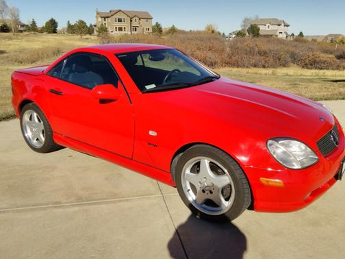 Red 1999 Mercedes-Benz SLK-Class SLK230 Kompressor
