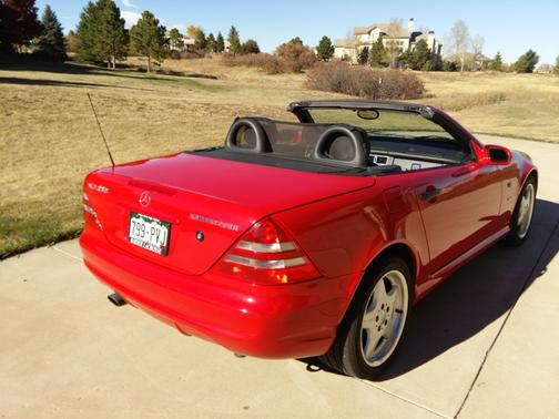 Red 1999 Mercedes-Benz SLK-Class SLK230 Kompressor