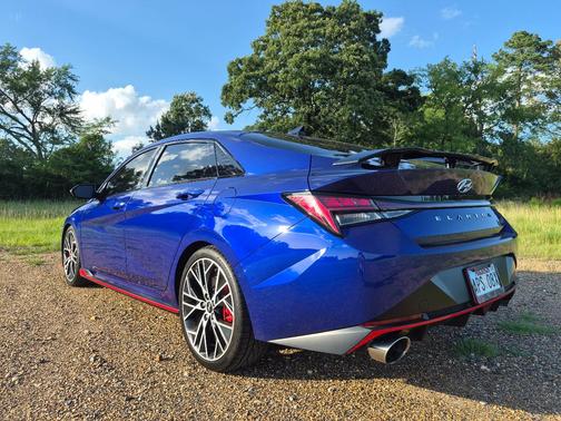Blue 2023 Hyundai ELANTRA N Base