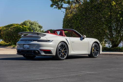 Gray 2024 Porsche 911 911 Turbo S Cabriolet