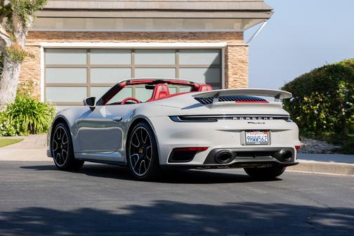 Gray 2024 Porsche 911 911 Turbo S Cabriolet