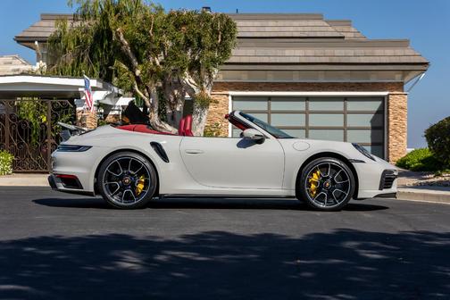 Gray 2024 Porsche 911 911 Turbo S Cabriolet