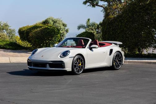 Gray 2024 Porsche 911 911 Turbo S Cabriolet