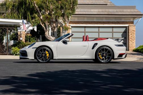 Gray 2024 Porsche 911 911 Turbo S Cabriolet