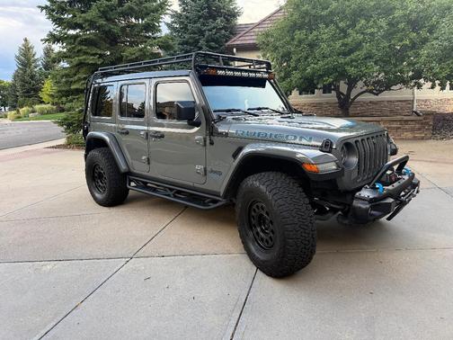 Gray 2023 Jeep Wrangler 4xe Rubicon