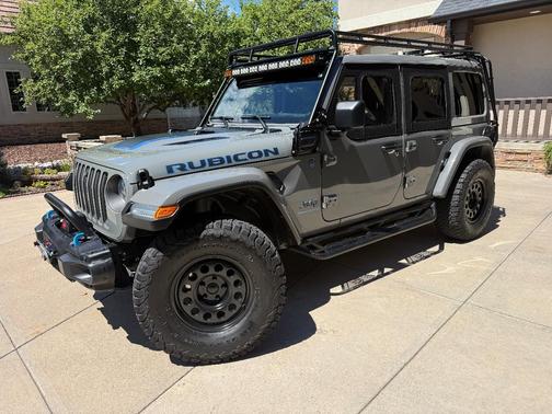 Gray 2023 Jeep Wrangler 4xe Rubicon