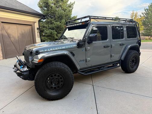 Gray 2023 Jeep Wrangler 4xe Rubicon