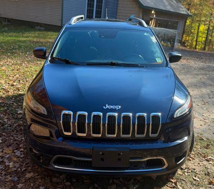 Blue 2014 Jeep Cherokee Limited