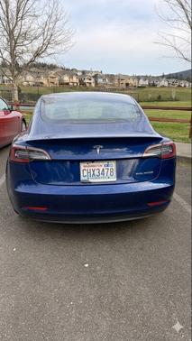 Blue 2020 Tesla Model 3 Long Range