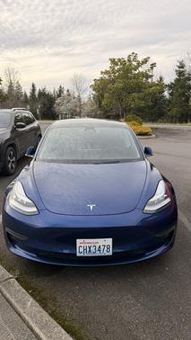 Blue 2020 Tesla Model 3 Long Range