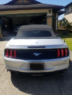 Silver 2018 Ford Mustang EcoBoost Premium