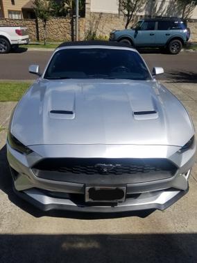 Silver 2018 Ford Mustang EcoBoost Premium