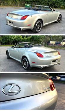 Silver 2002 Lexus SC 430 Base