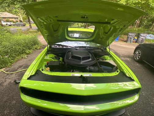 Green 2015 Dodge Challenger R/T Scat Pack