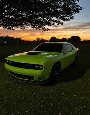 Green 2015 Dodge Challenger R/T Scat Pack