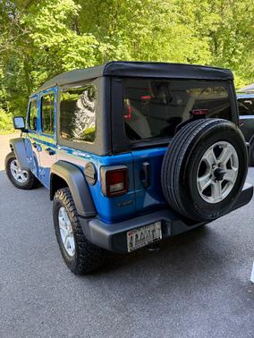 Blue 2022 Jeep Wrangler Unlimited Sport S