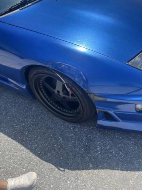 Blue 1993 Nissan 300ZX Base
