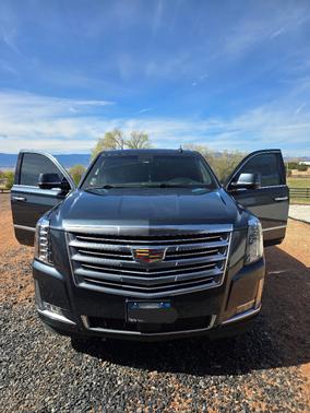 Blue 2020 Cadillac Escalade Platinum
