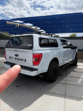 Gray 2022 Ford F-150 Lariat
