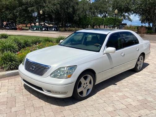 White 2005 Lexus LS 430 Base