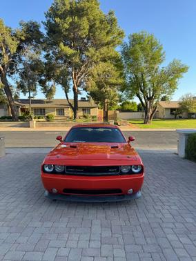 Orange 2013 Dodge Challenger SRT8