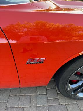 Orange 2013 Dodge Challenger SRT8