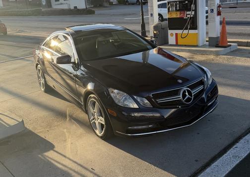 Blue 2012 Mercedes-Benz E-Class E 350