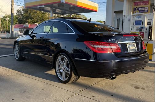 Blue 2012 Mercedes-Benz E-Class E 350