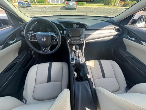 White 2021 Honda Civic LX