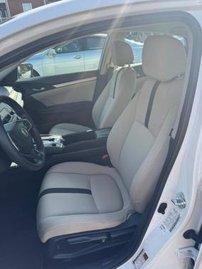 White 2021 Honda Civic LX
