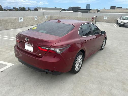 Red 2022 Toyota Camry LE
