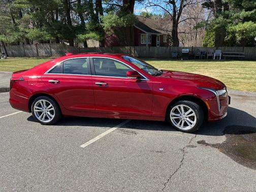 Red 2022 Cadillac CT4 Luxury