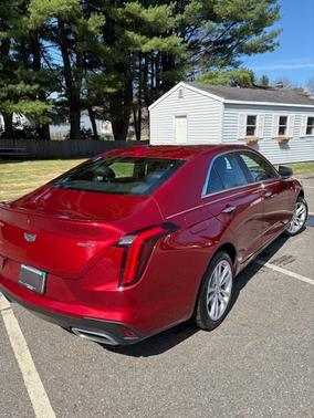Red 2022 Cadillac CT4 Luxury