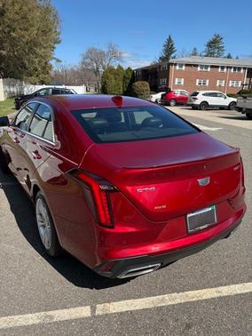 Red 2022 Cadillac CT4 Luxury