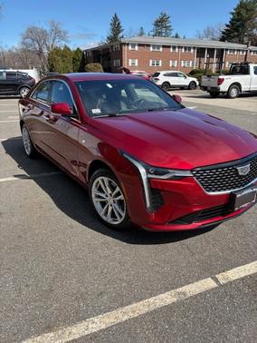 Red 2022 Cadillac CT4 Luxury