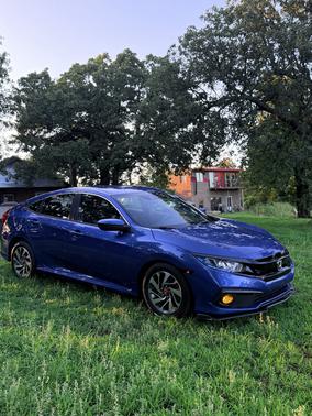 Blue 2020 Honda Civic Sport