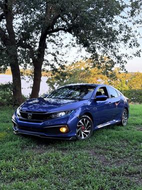 Blue 2020 Honda Civic Sport