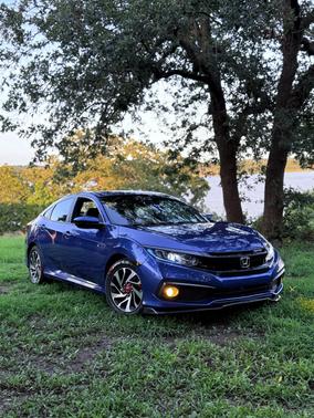 Blue 2020 Honda Civic Sport