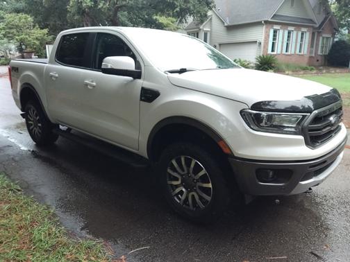 White 2019 Ford Ranger Lariat