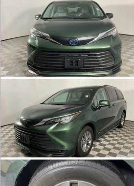 Green 2021 Toyota Sienna LE 8 Passenger